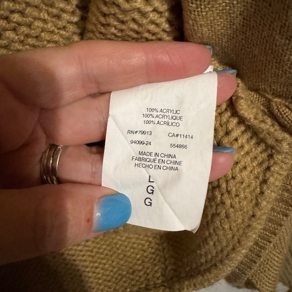 Motherhood Women's Tan Sleeveless Sweater Vest Size Large - Picture 3 of 4